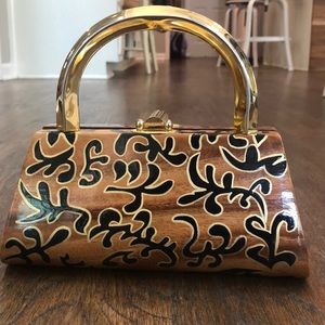 Rare Timmy Woods painted clutch